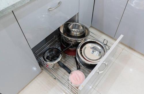 Vasundhara Apartment | Homlee-Vasundhara 2BHK Flat- kitchen-Parking-Lift