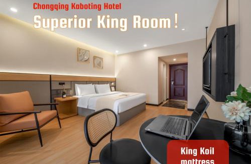 Yuzhong Qu Apartment | Kaboting Hotel Chongqing Prime Location Near Jiefangbei & Hongya Cave, 1 Minute Walk to Metro, Ideal for International Guests,Free Self-Service Laundry, Free High-Speed WiFi,Free Chinese Tea, Free Travel Advice