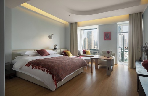 Hejiang Pavilion Apartment | L&A 觀亭1105 Cozy 1-bedroom apartment with AC, WiFi in fantastic Cheng Du Shi