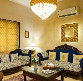 Sanganer Villa | Lamp house 3-BHK Villa With Outdoor Jacuzzi And Terrace Sit Out