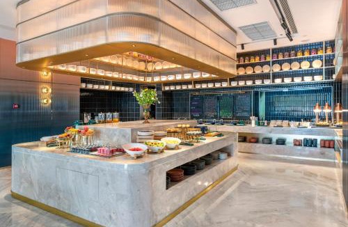 Lanshan District Hotel | Manxin Hotel Linyi Yimeng Road New Langya Scenic Area