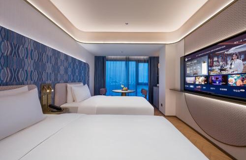 Huangdao Hotel | Manxin Qingdao Golden Beach Beer City Seaview Hotel