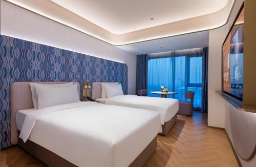 Huangdao Hotel | Manxin Qingdao Golden Beach Beer City Seaview Hotel