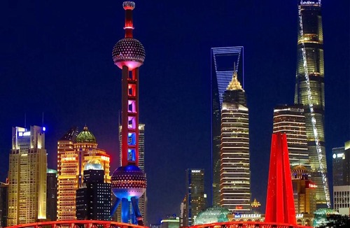 Hong Kou Apartment | Meisuguan Apartment City Night View, 10-Min Walk to The Bund & Metro Lines 10 & 12