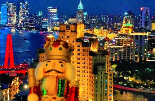 Hong Kou Apartment | Meisuguan Apartment City Night View, 10-Min Walk to The Bund & Metro Lines 10 & 12