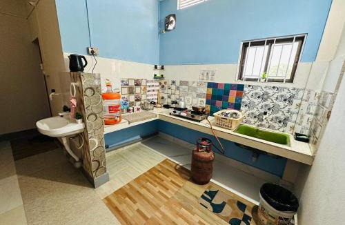 Sibsagar House | Ndm Homestay 2BHK Ac unit Kitchen & Bathroom