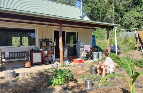 Koreelah Cabin | Offgrid Tiny Home in a Food Forest Garden