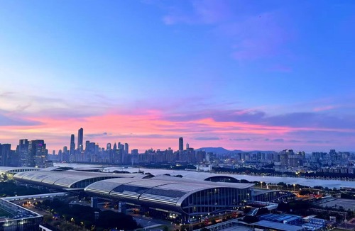 Pazhou Residential District Apartment | Paxin·High-Altitude City View Apartment (Canton Fair Complex Pazhou Subway Station Branch)