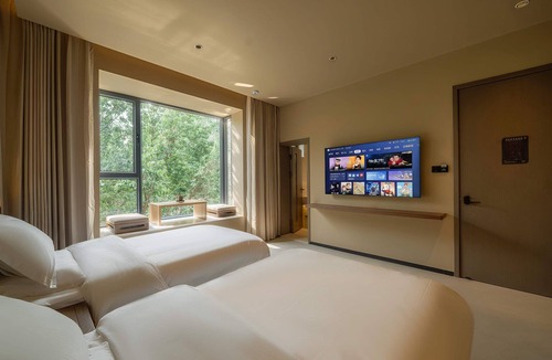 Mingsha Mountain and Crescent Spring Hotel | Qinxiang Pavilion Hotel