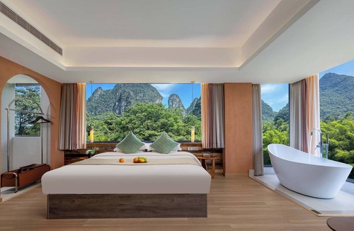 Xingping Ancient Town Hotel | Riverside Bamboo Frest Hotel