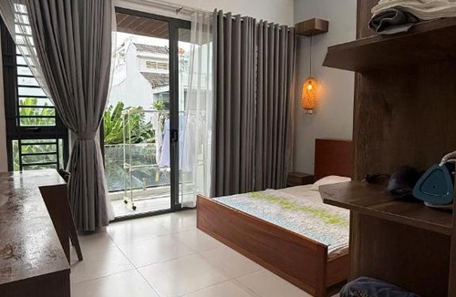 Cai Rang House | Ruby Homestay gần bến Ninh Kiều - Camellia balcony
