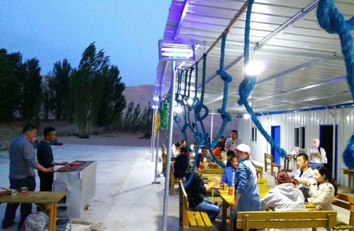 Mingsha Mountain and Crescent Spring RV Rental | Sand Mountain Moon Bay Camping