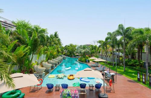 Haitang District Hotel | Sanya Haitang Bay Renguan Pool Villa Hotel -100 meters from the beach, adjacent to Atlantis Water World and duty free shops