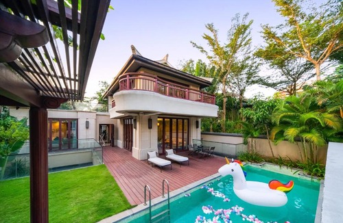 Haitang District Villa | Sanya Senxia Pool Villa-24-Hour Housekeeper-5-Min Walk to Beach-Near CDF Duty Free & Atlantis
