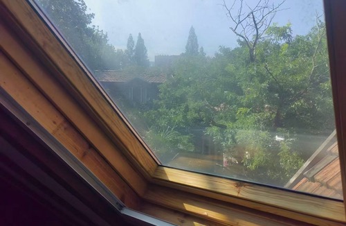Huaihai Road Commercial Area Apartment | Shanghai Forest Cabin with balcony in city center