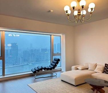 Lujiazui Apartment | Shanghai Skyline - Spacious&Elegant Luxury Apartment in Lujiazui near Shanghai Center Tower