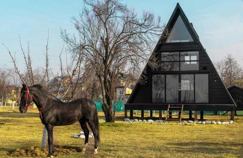 Srinagar Villa | StayVista at The Loft - A-Frame Structure, English Interiors, Bonfire