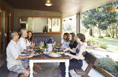 Urunga Cottage | The Nutty Bungalow.an organic nut orchard by the beach.