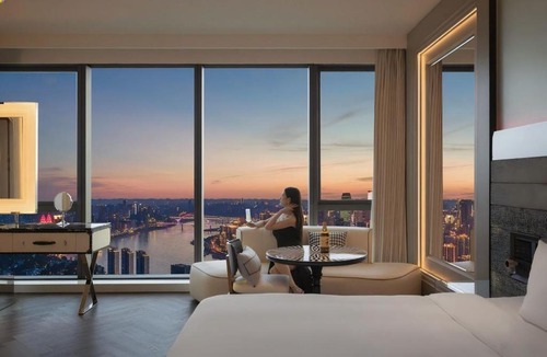 Jeifangbei Central Business District Hotel | Vista High-Rise River View Hotel (Jiefangbei Area/Hong Ya Dong)