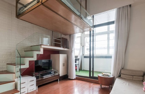 Changning Apartment | Warm Cozy Loft Studio Near Hongqiao Airport