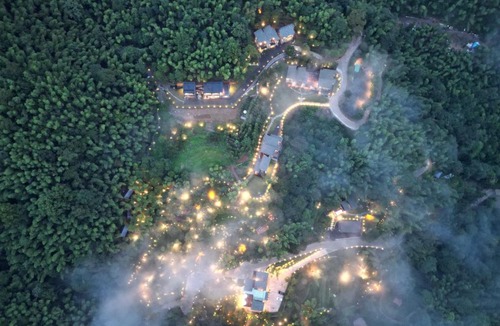Changsha Hotel | Yunye Youfeng-Micro Vacation Village,Thousand-Acre Forest Vacation Property,Private Forest Villas with Pool and Courtyard,Villas,Dining and Activities,Friend,family gatherings, outdoor weddings,Ideal for Large Groups,Team Building