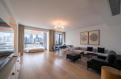 Huangpu Apartment | ZHome-Magnificent scenery of the Huangpu River-Near the Bund