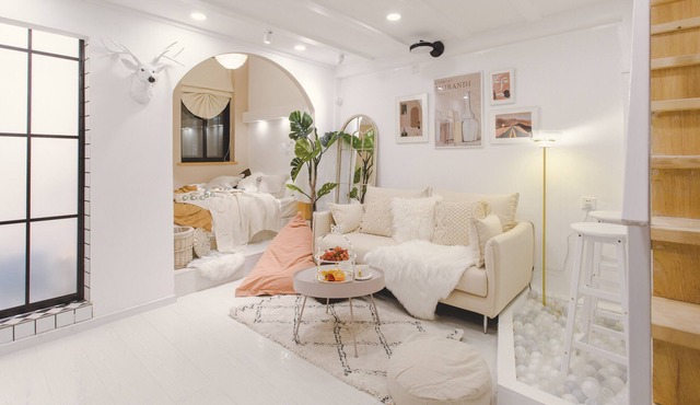 1bed Cozy French Chateau 2 Mins from Metro Line 2, Jing'An Temple, Kerry Center