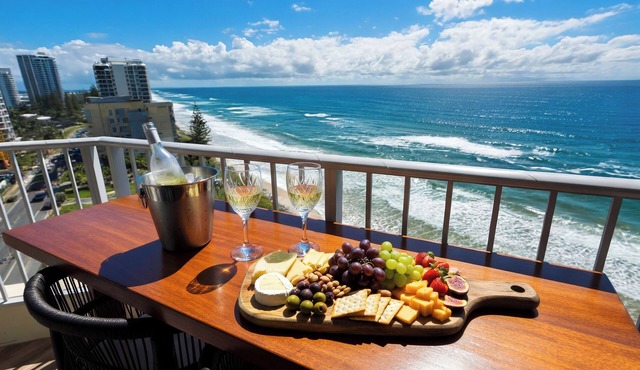 Absolute Beachfront | Ocean Balcony + Heated Pool in Main Beach