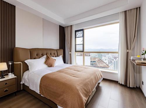 Annie Apartment 3204 River View -only 120 meters from Metro Line 2 Exit of Chuanxinggulou
