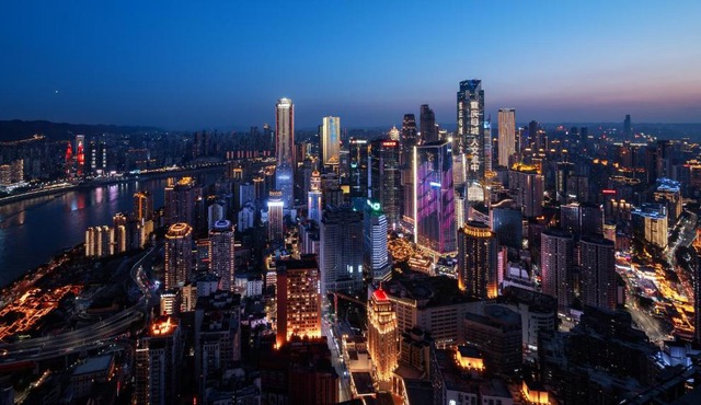 Chongqing Jiefangbei Hongyadong BERKIN High altitude River View Hotel