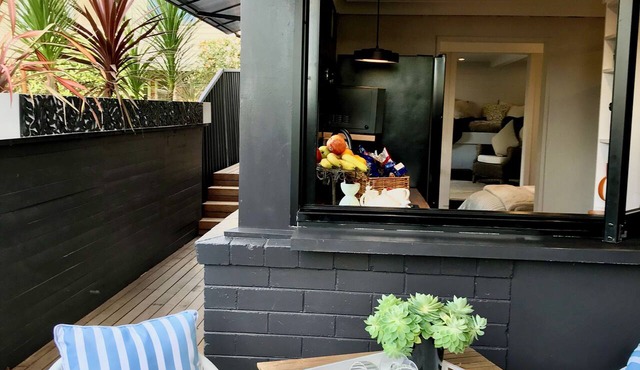 Courtyard Pool Studio — Private Luxe Retreat.