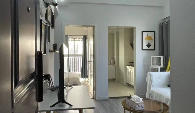 Cozy 1BR Wanda Plaza Elevator Bath