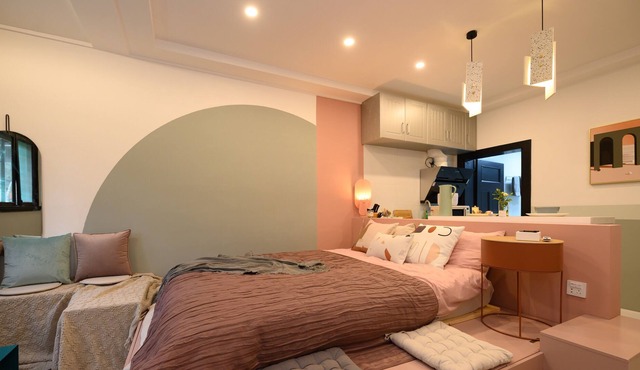 Cozy downtown 1 bedroom apt next to metro 2 , Jing'An Temple & Kerry Center