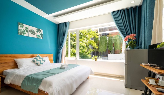 deluxe double room with balcony - Đào Tiên homestay