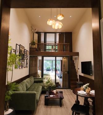 Duplex Apt-Van Mieu view- Hanoi Viber-Free Laudry in Center