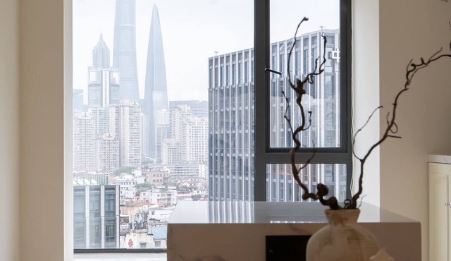 Eastern Hub - Family Apartment with Shanghai Tower View, AC&Heating, near Subway