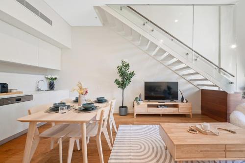 Elegant Loft Living w Soaring Ceilings