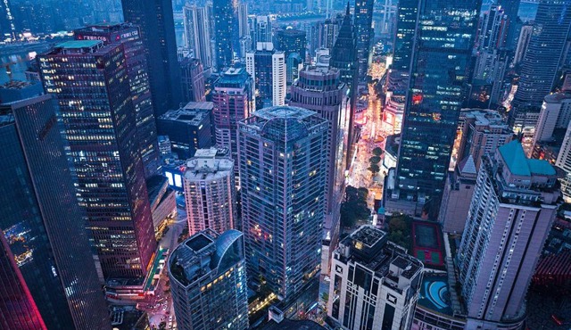 KW Sky View Hotel -Chongqing Jiefangbei Pedestrian Street Hongyadong Branch