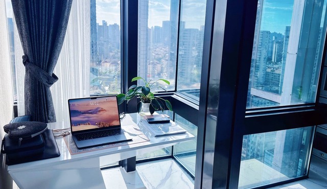 Luxury 1-bedroom condo in riverside heart downtown East Bund Pudong Shanghai