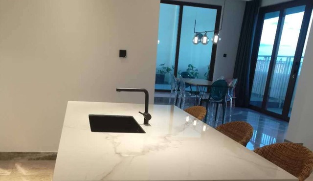 Luxury ocean view apartment with big roof terrace