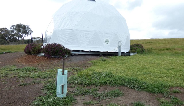 Moon - Self Catering Dome accommodation with private deck, BBQ and lawn