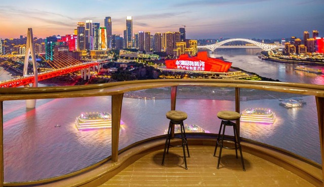 Shangshanzhu Drone show river view suite