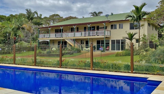 Spacious residence with sparkling inground pool. Only 100 metres to the beach