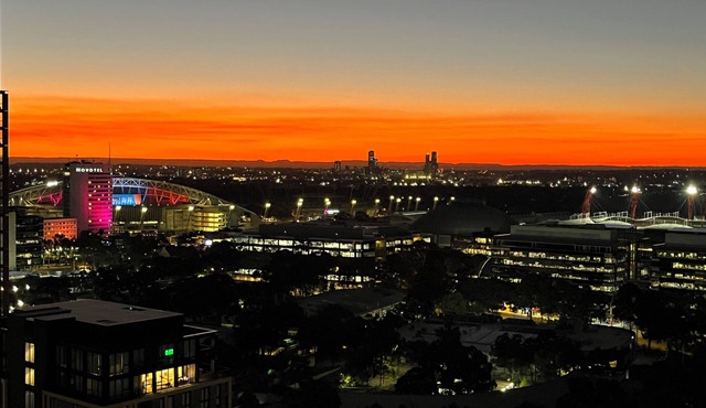 Spectacular views of this amazing Olympic Park apartment (entire place)