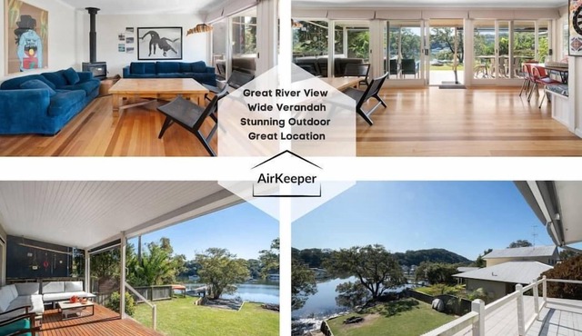 Sunlit Riverfront Escape/ Hawkesbury
