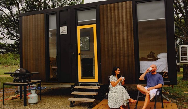 Sunset Tiny House at Bluebush Estate X by Tiny Away