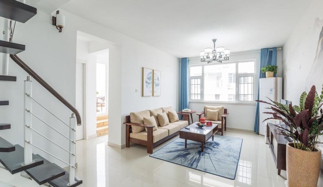 The air villa: five high-rise air courtyards - the third bathing beach, the mountain and the sky, the town of dongyi, the forest park, the Ocean Park, ten thousand mouth