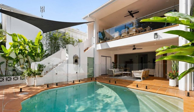 The Beachside House with Pool & Walk to Beach