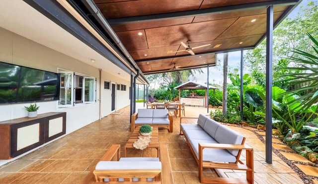 Tropical paradise hidden in the northern suburbs of Darwin.