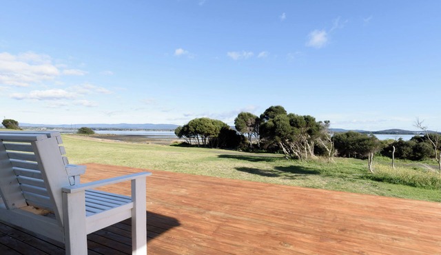 Waterfront Home with a View and Deck